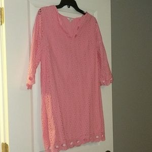 Pink crown and ivy dress